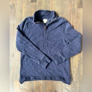Crewcuts boys 1/4 zip Navy pullover Sweater size Small